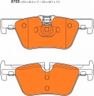 BMW F20/F21 114/116/118 BMW BRSCC Supercup Rear Performance Brake Pads 8705 thumbnail