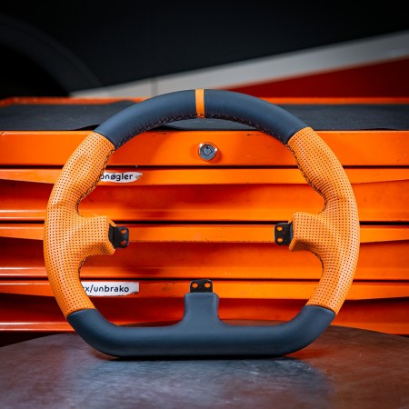 Closed D Orange Leather Rim
