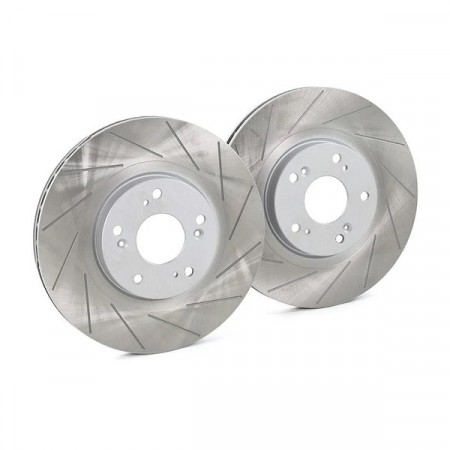 PBS Rear High Carbon Grooved Brake Discs Honda Civic Type R EP3