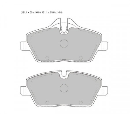 BMW 1 E87 PBS Prorace front Pads 8403PR