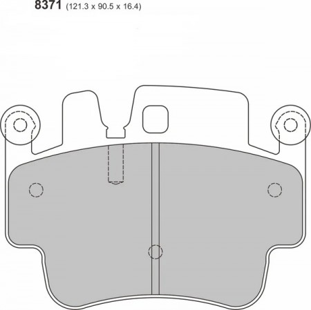 PORSCHE Boxster 986 S 3.2 (99-04) Front Performance Brake Pads 8371