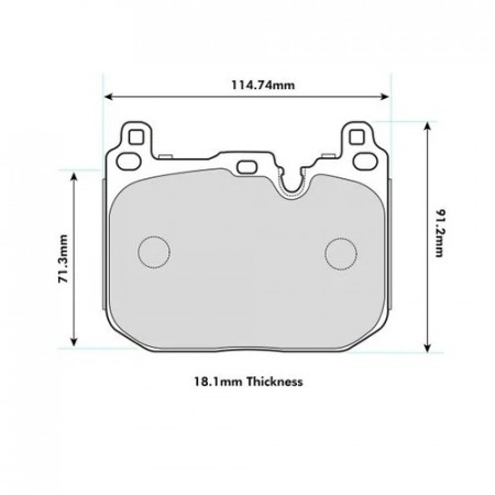 BMW 1 Series (F20&F21 with Brembo caliper) Front Pads 8685